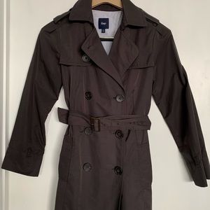 GAP WOMEN’S DOUBLE-BREASTED SOFT TRENCH COAT XS